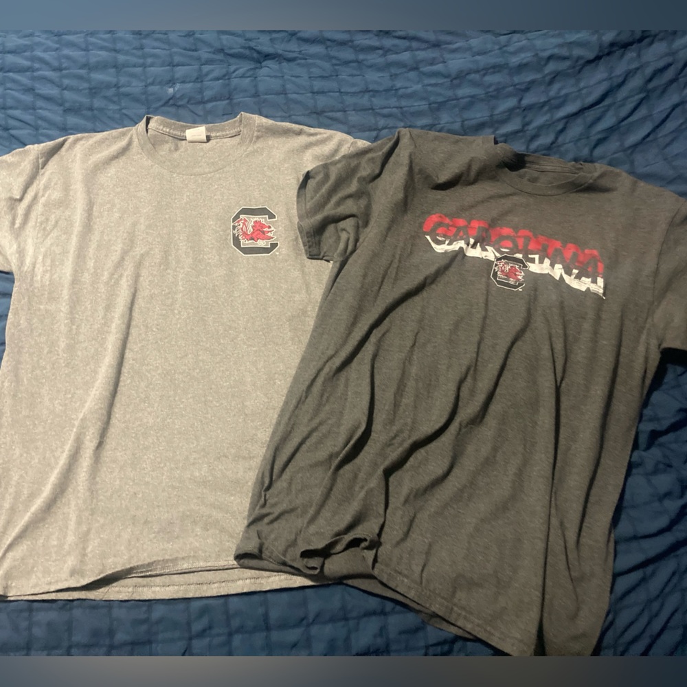 3 men’s South Carolina Gamecocks shirts